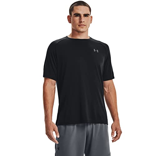 Under Armour Men's Tech 2.0 Short-Sleeve T-Shirt , Black (001)/Graphite, Medium